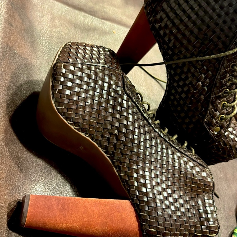 Used Jeffery Campbell platform shoes
